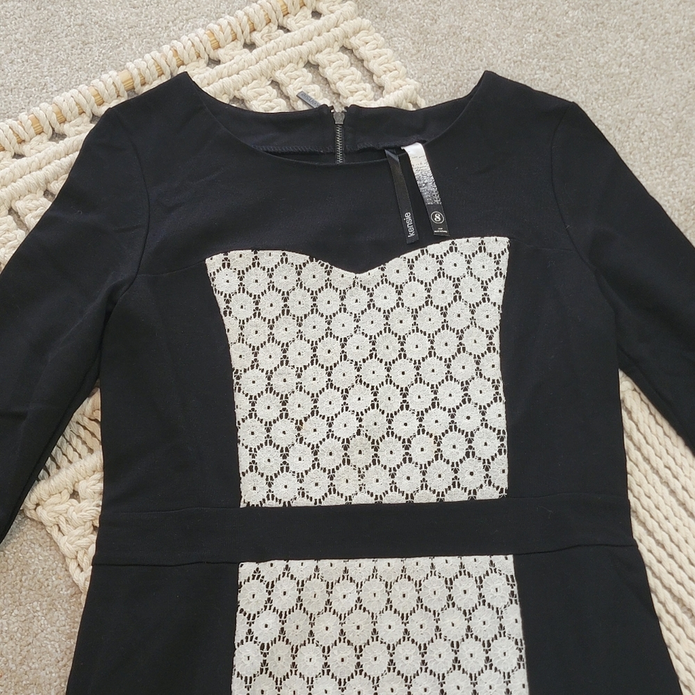 Kensie Women | Fitted Eyelet Mini Dress Size Small